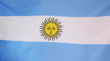 Arjantin bayrağı yavaş hareket