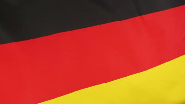 Almanya tekstil bayrağı, yakın plan.