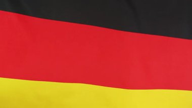Almanya tekstil bayrağı, yakın plan.