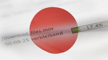 Bir bilgisayarda, Japonya bayrağı dosya indirme