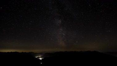 Bavyera Alplerinde Samanyolu, 4K