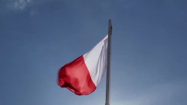 Malta ulusal bayrak bayrak direği üzerinde