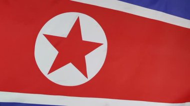 Rüzgar Kuzey Kore Tekstil bayrağı