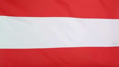 Rüzgara karşı hareket Avusturya bayrağı Tekstil