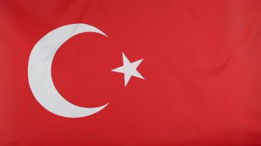 Rüzgara karşı hareket Türkiye'nin Tekstil ulusal bayrak