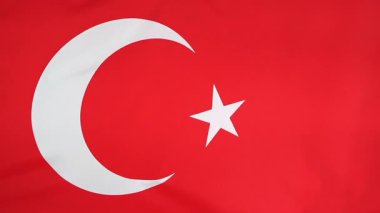 Rüzgara karşı hareket Türkiye'nin Tekstil ulusal bayrak