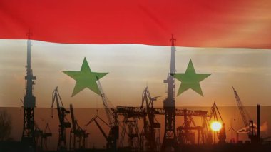 Suriye bayrağı olan bir bilgisayarda dosya indirme