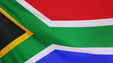 Ağır çekimde Güney Afrika Cumhuriyeti bayrağı