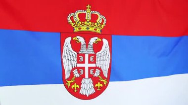 Sırbistan Tekstil Rüzgar ulusal bayrak