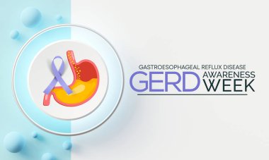 GERD Farkındalık Haftası (Gastroözofageal reflü hastalığı) her yıl Kasım ayında gözlemlenir. 3B Hazırlama