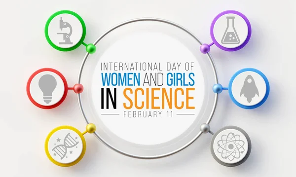 International day of Women and Girls in science is observed every year on February 11, The day recognizes the critical role women and girls play in science and technology. 3D Rendering