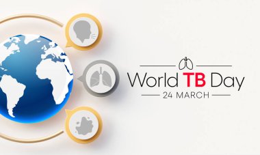 World TB day is observed every year on 24 March to build public awareness about the global epidemic of tuberculosis and efforts to eliminate the disease. 3D Rendering
