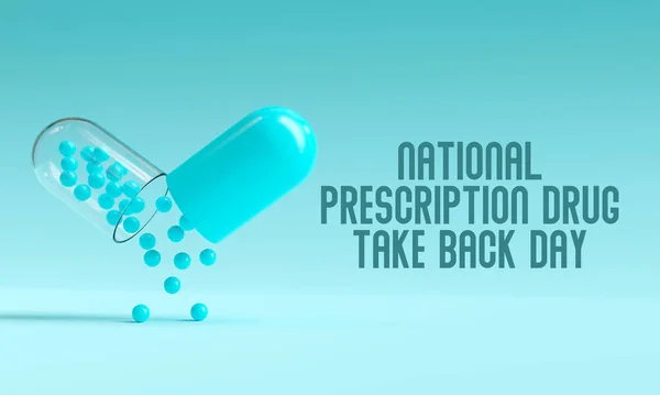 Medicamento Prescrição Nacional Leva Dia Volta Observado Todos Anos Abril — Fotografia de Stock