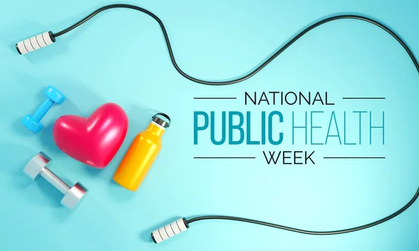 Semana Nacional Salud Pública Observada Cada Año Durante Primera Semana — Foto de Stock