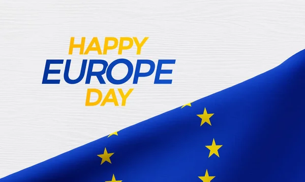 День Європи Відзначається Щороку Травня Щоб Відсвяткувати Мир Єдність Всій — стокове фото