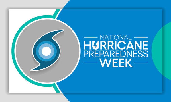 Неделя готовности к ураганам отмечается каждый год в мае. это попытка информировать общественность об опасностях урагана и распространять знания, которые могут быть использованы для подготовки и принятия мер. Вектор