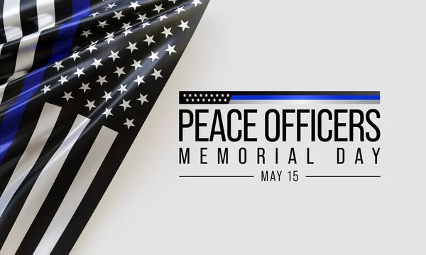 Dia Memorial Dos Oficiais Paz Comemorado Maio Cada Ano Nos — Fotografia de Stock
