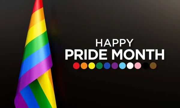 Lgbtq Pride Miesiąc Jest Obserwowany Roku Czerwcu Rendering — Zdjęcie stockowe