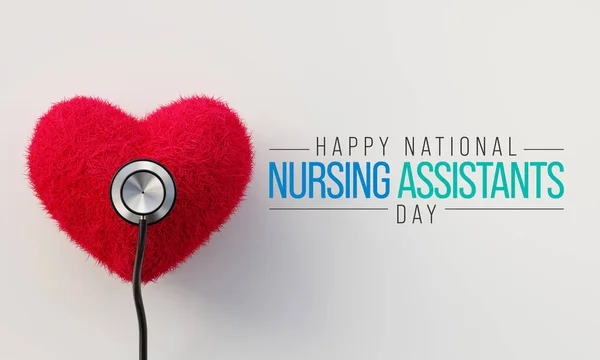 Nursing assistants day is observed every year in June, The main role of a CNA is to provide basic care to patients and help them with daily activities. 3D Rendering