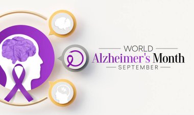 Eylül ayında her yıl Alzheimer Ayı gözlemlenir ve bunama belirtilerinin birkaç yıl içinde giderek kötüleştiği aşamalı bir hastalıktır. 3B Hazırlama