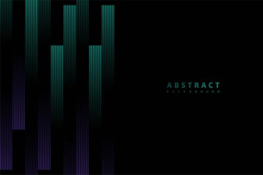 Soyut renkli çizgiler yarım ton eğim arkaplanı. Vektör illüstrasyonu