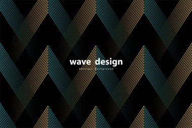 Abstract colorful stripes halftone gradients background. Vector illustration