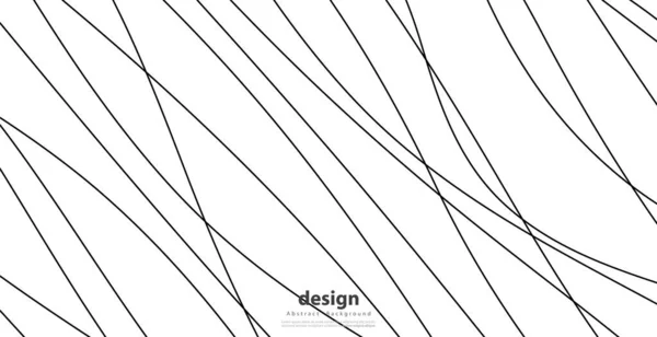 Líneas Trazadas Mano Patrón Abstracto Onda Simple Sin Costura Patrón — Archivo Imágenes Vectoriales
