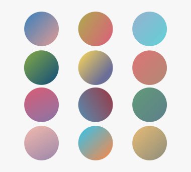 Pastel renk çemberi. Tasarım için renk kümesi