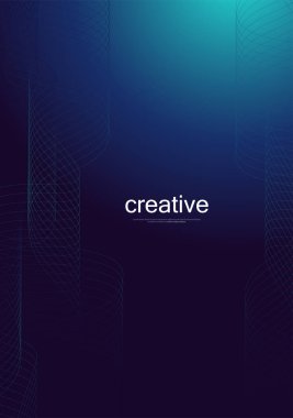 Dalga çizgilerine göre soyut teknoloji geçmişleri. Çizgi modern model. Vektör illüstrasyonu EPS 10.