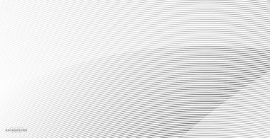 Soyut arkaplan, fikirleriniz için vektör şablonu, monokromatik çizgi dokusu, dalgalı çizgi dokusu