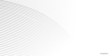 Soyut arkaplan, fikirleriniz için vektör şablonu, monokromatik çizgi dokusu, dalgalı çizgi dokusu