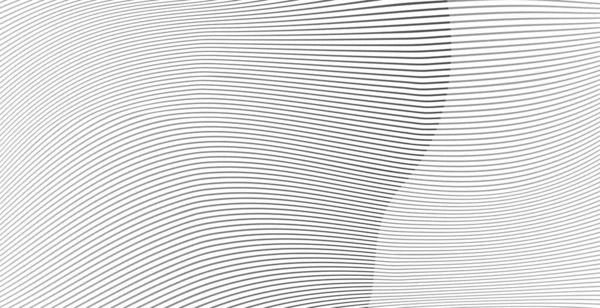 Abstract Achtergrond Vector Sjabloon Voor Ideeën Monochromatische Lijnen Textuur Golvende — Stockvector