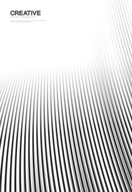 Dalga çizgilerine göre soyut teknoloji arka planları. Eğri modern kalıp