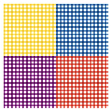 Gingham desenli pastel renkler arka planı. Tatil tekstili veya kağıt baskısı. 