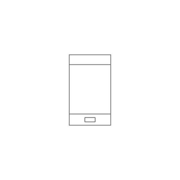 Mobile Phone Icon Smartphone Symbol Vector Illustration Logo — Stock Vector