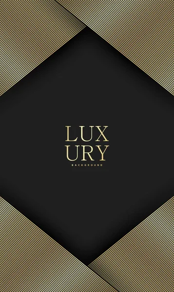 Luxusmuster Premium Gold Glitzerstreifen Hintergrund — Stockvektor