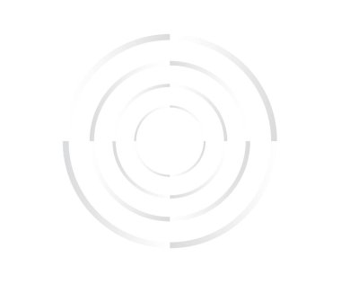 Çember Biçiminde Soyut Çizgiler, Tasarım elemanı, Geometrik şekil, Görüntü için Çizgili sınır çerçevesi, Teknoloji Yuvarlak Logosu, Spiral Vektör İllüstrasyonu