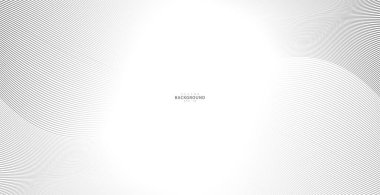 Soyut arkaplan, fikirleriniz için vektör şablonu, monokromatik çizgi dokusu, dalgalı çizgi dokusu