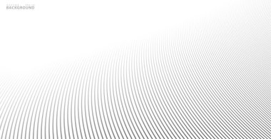 Soyut arkaplan, fikirleriniz için vektör şablonu, monokromatik çizgi dokusu, dalgalı çizgi dokusu