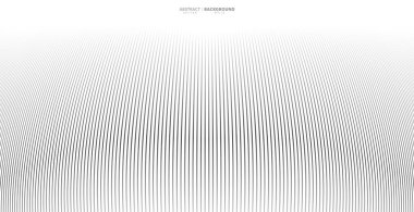 Soyut arkaplan, fikirleriniz için vektör şablonu, monokromatik çizgi dokusu, dalgalı çizgi dokusu