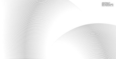 Soyut arkaplan, fikirleriniz için vektör şablonu, monokromatik çizgi dokusu, dalgalı çizgi dokusu