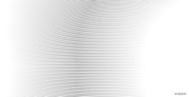 Soyut arkaplan, fikirleriniz için vektör şablonu, monokromatik çizgi dokusu, dalgalı çizgi dokusu