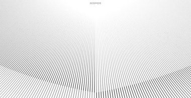 Soyut arkaplan, fikirleriniz için vektör şablonu, monokromatik çizgi dokusu, dalgalı çizgi dokusu