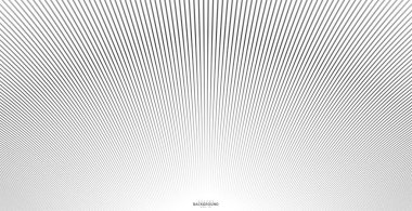 Soyut arkaplan, fikirleriniz için vektör şablonu, monokromatik çizgi dokusu, dalgalı çizgi dokusu