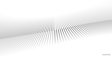 Soyut arkaplan, fikirleriniz için vektör şablonu, monokromatik çizgi dokusu, dalgalı çizgi dokusu