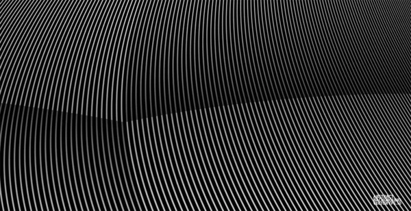 摘要背景 思想的矢量模板 单色线条纹理 波浪线条纹理 — 图库矢量图片