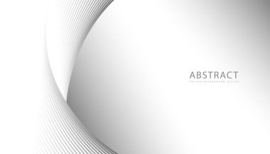 Soyut arkaplan, fikirleriniz için vektör şablonu, monokromatik çizgi dokusu, dalgalı çizgi dokusu