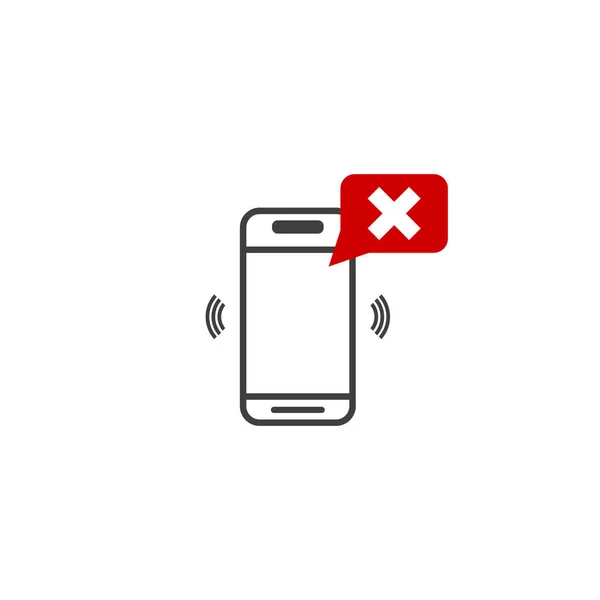 Cell Phone Sign Icon Talking Calling Cell Phone Prohibition — стоковый вектор