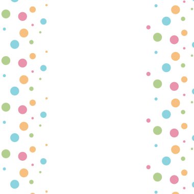 Polka dots colorful background. Holiday background, web icon, symbol, sign, romantic wedding, love card - vector abstract background  clipart