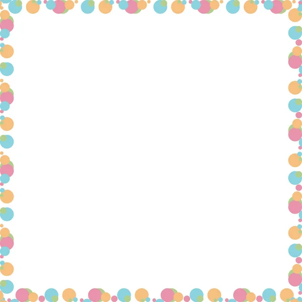 Πόλκα Κουκίδες Πολύχρωμο Φόντο Holiday Background Web Icon Σύμβολο Σημάδι — Διανυσματικό Αρχείο
